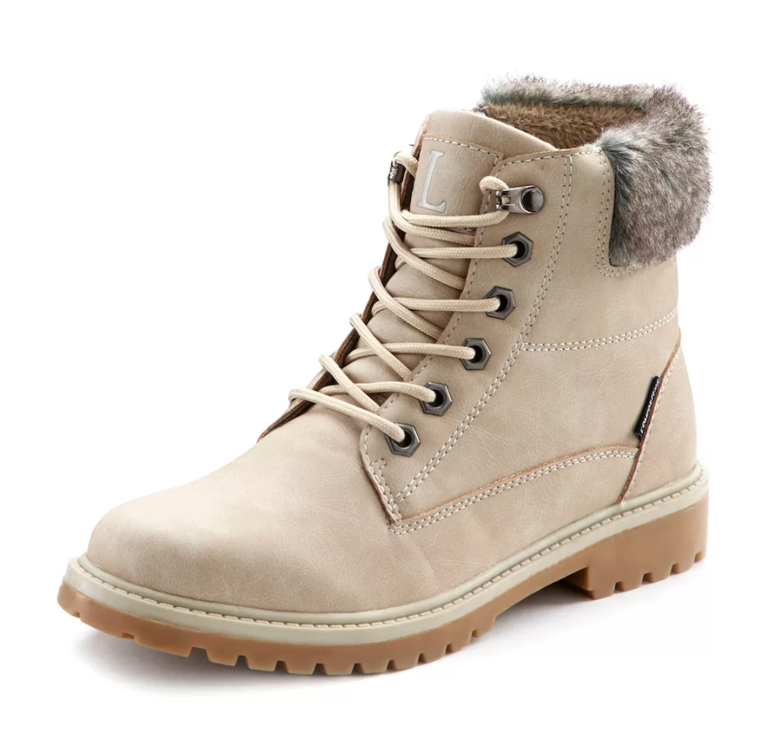 LASCANA Stiefelette wind- & wasserabweisend,Winterboots, Outdoorstiefel, günstig online kaufen