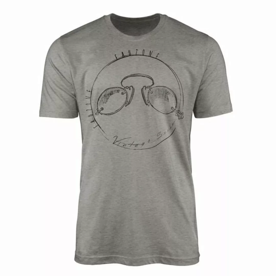 Sinus Art T-Shirt Vintage Herren T-Shirt Brille günstig online kaufen