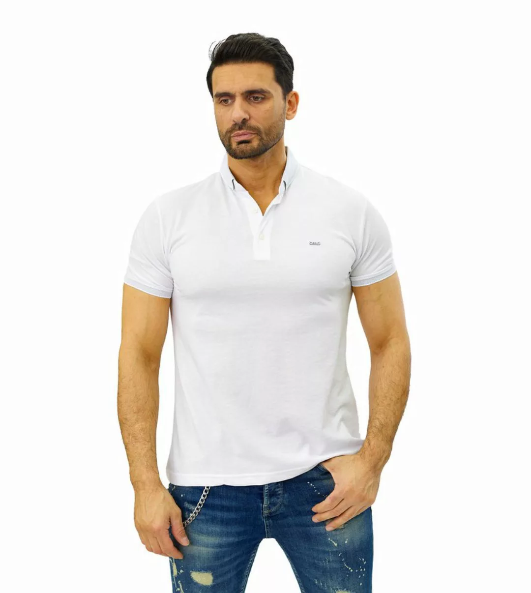 Denim Distriqt Poloshirt Sommer Poloshirt Polo-Shirt kurzarm, Piqué, Kragen günstig online kaufen