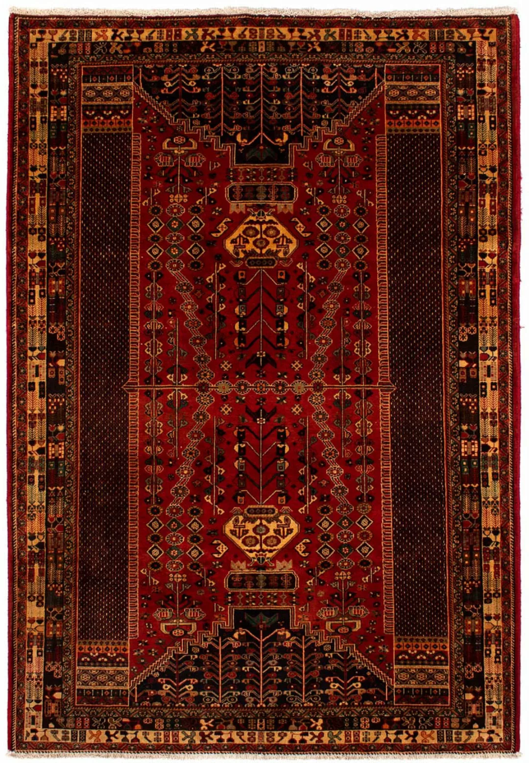 morgenland Orientteppich »Perser - Nomadic - 291 x 196 cm - dunkelrot«, rec günstig online kaufen