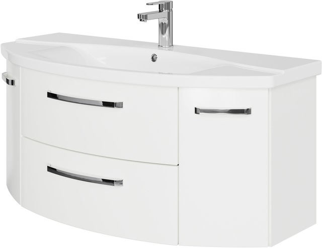 Saphir Waschtisch "Serie 4010 Keramik-Waschtisch mit Unterschrank, 120,5 cm günstig online kaufen