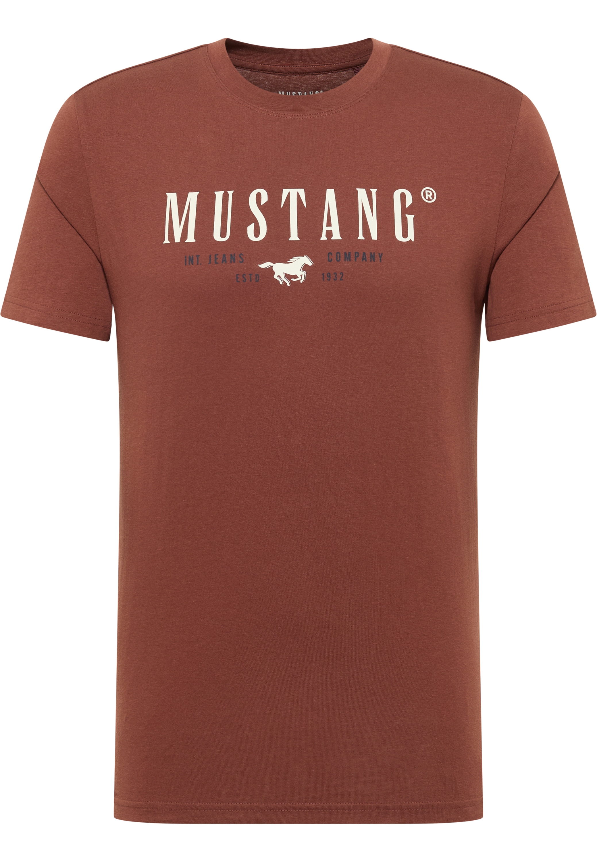 MUSTANG Kurzarmshirt "T-Shirt" günstig online kaufen