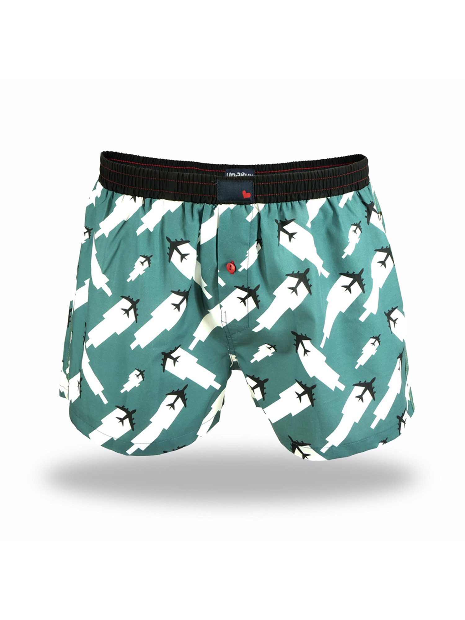 Unabux Boxershorts Blau mit Motiv günstig online kaufen