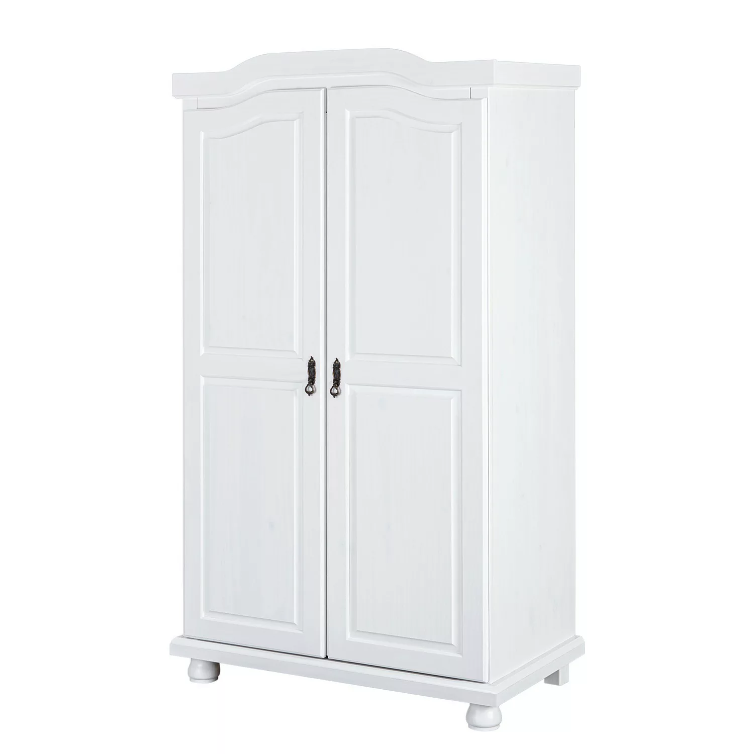 home24 Ridgevalley Kleiderschrank Hedda Weiß 104x180x56 cm (BxHxT) 2-türig günstig online kaufen
