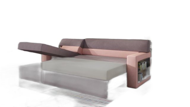 Xlmoebel Ecksofa Schlafsofa Sofa Couch Polster Wohnzimmer Couch Schlaffunkt günstig online kaufen