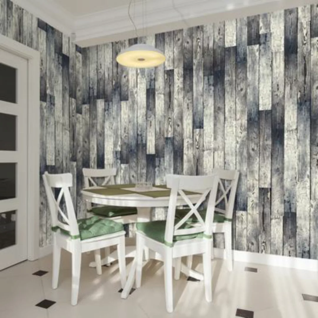 artgeist Fototapete Wooden floor: gradient mehrfarbig Gr. 50 x 1000 günstig online kaufen