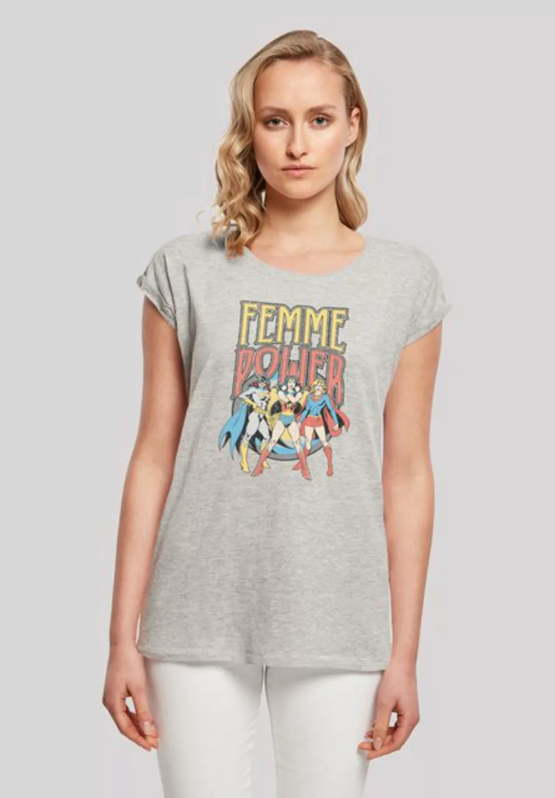 F4NT4STIC T-Shirt "DC Comics Superhelden Wonder Woman Femme Power", Print günstig online kaufen