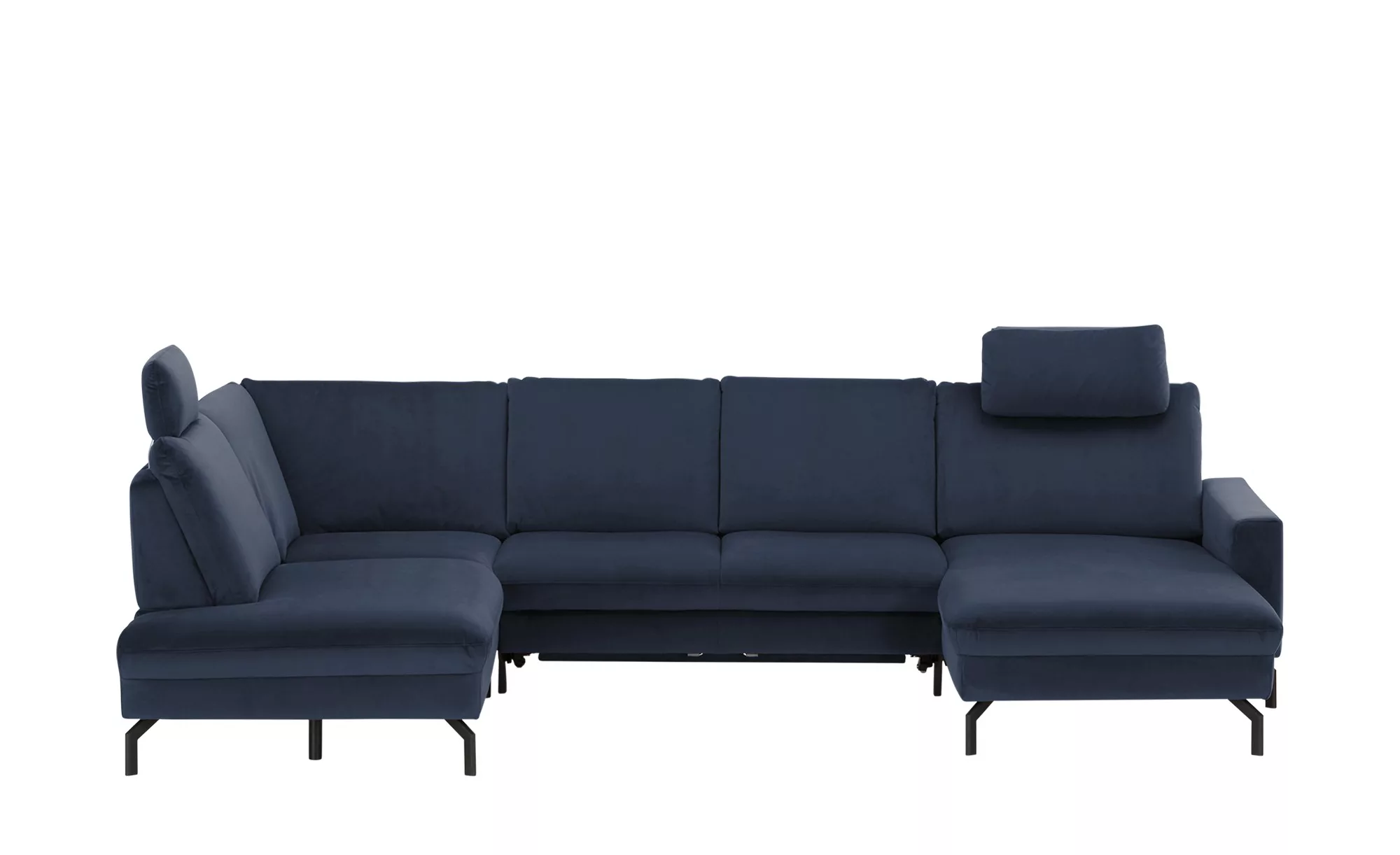 meinSofa Wohnlandschaft  Grace ¦ blau ¦ Maße (cm): B: 332 H: 89 T: 220.0 Po günstig online kaufen