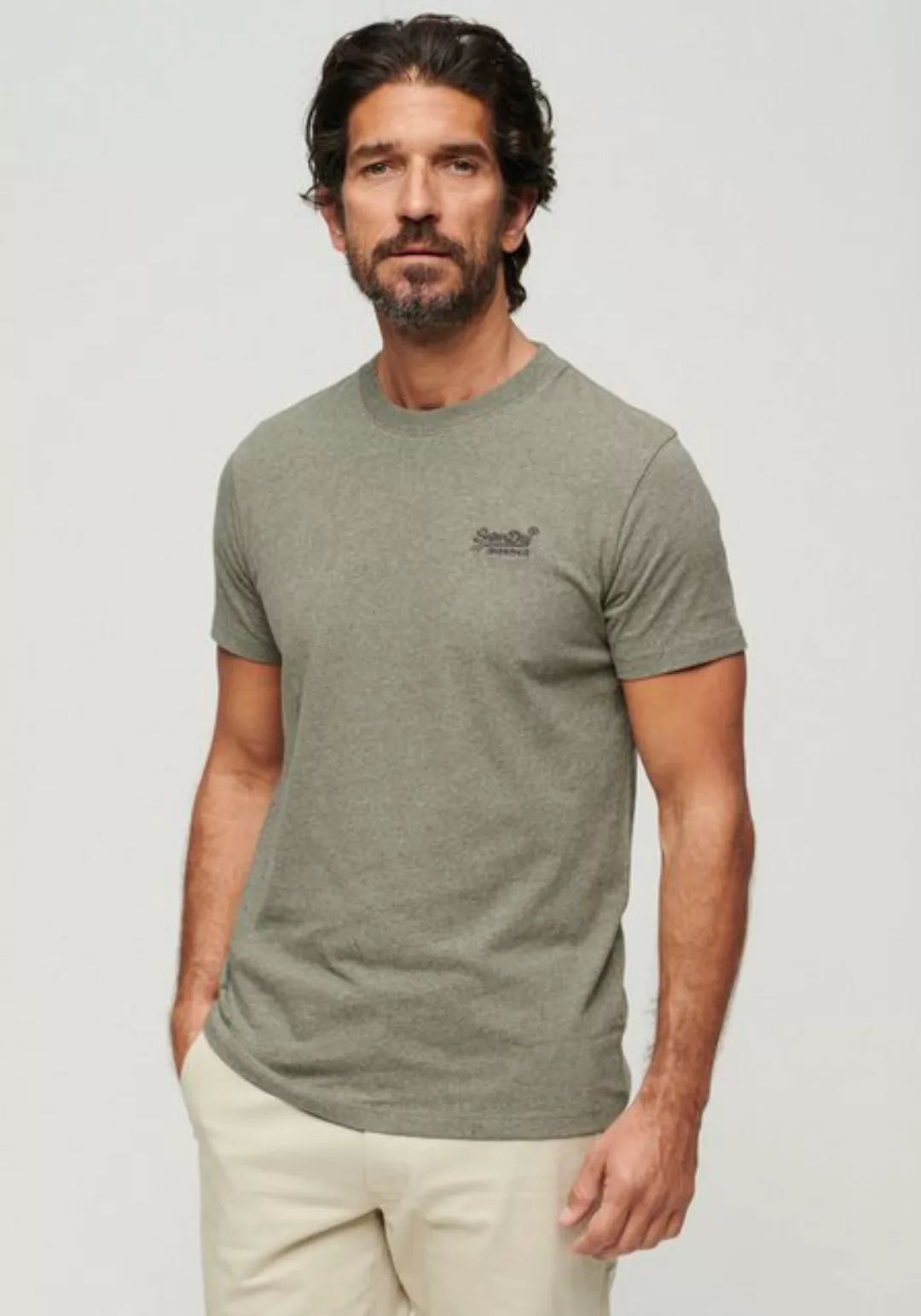 Superdry Rundhalsshirt "Organic Cotton Essential Logo T-Shirt" günstig online kaufen