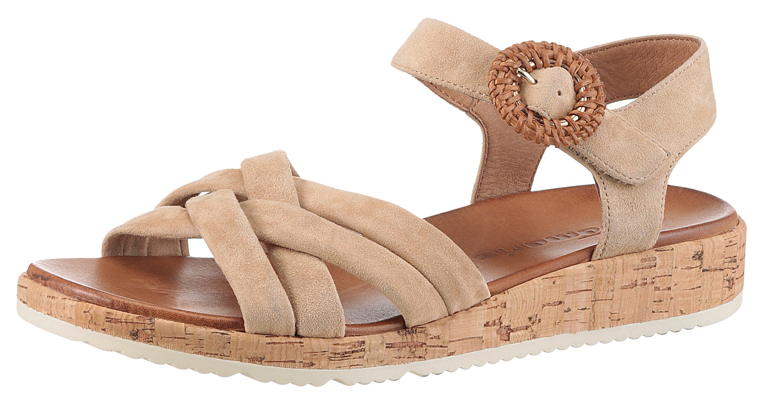 Tamaris Sandalette, Plateau, Sommerschuh, Riemchensandale mit günstig online kaufen