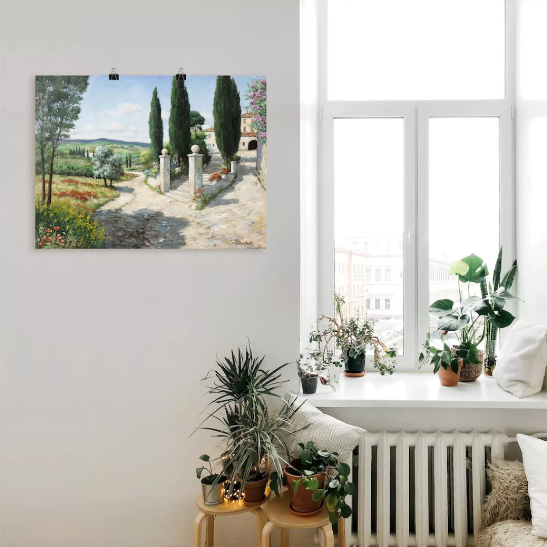 Artland Wandbild »Wohnung in der Toskana«, Europa, (1 St.) günstig online kaufen
