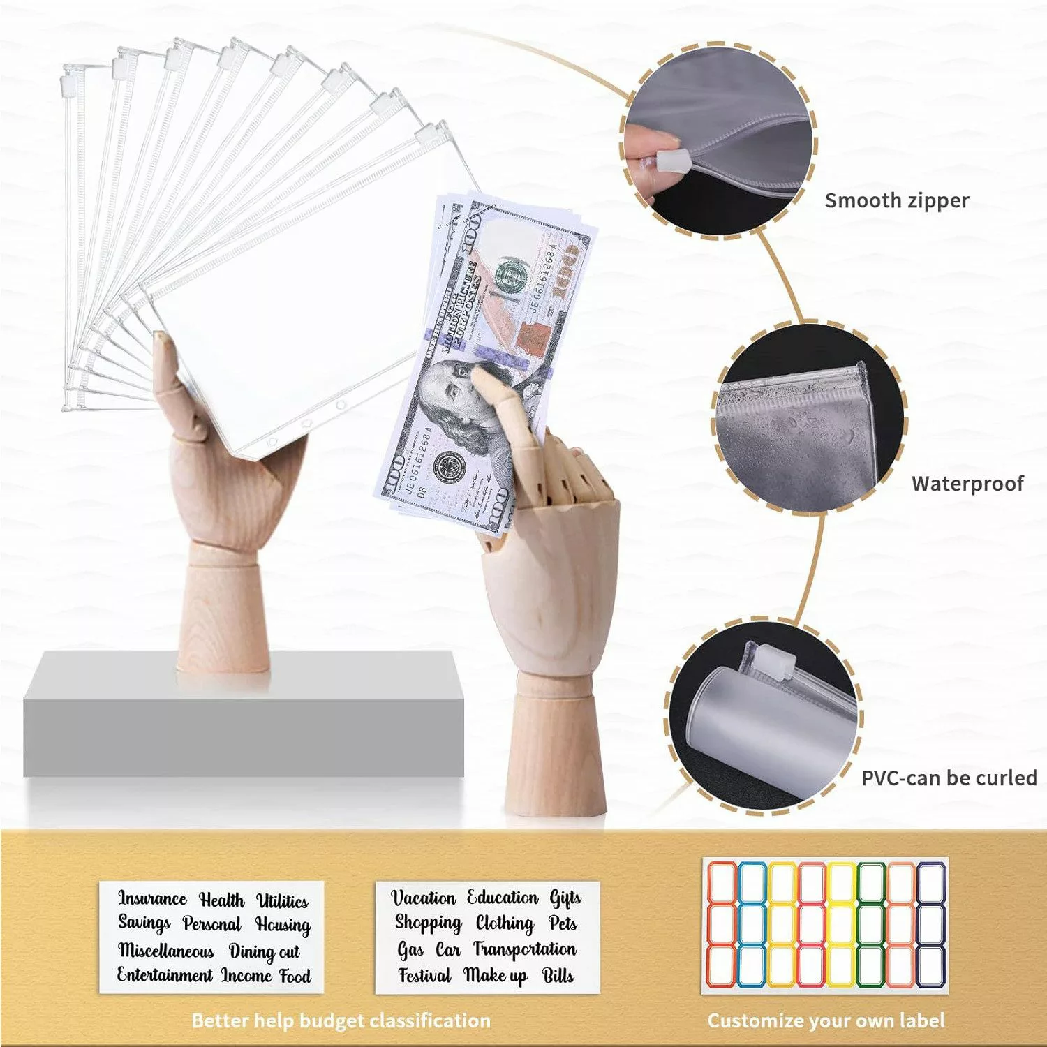 RWEUOQ Ringbuchmappe Budget Binder A6 Budgetplaner günstig online kaufen