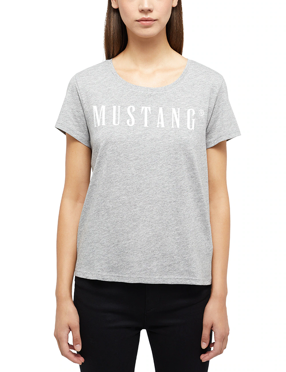 MUSTANG Kurzarmshirt "Damen T-Shirt" günstig online kaufen