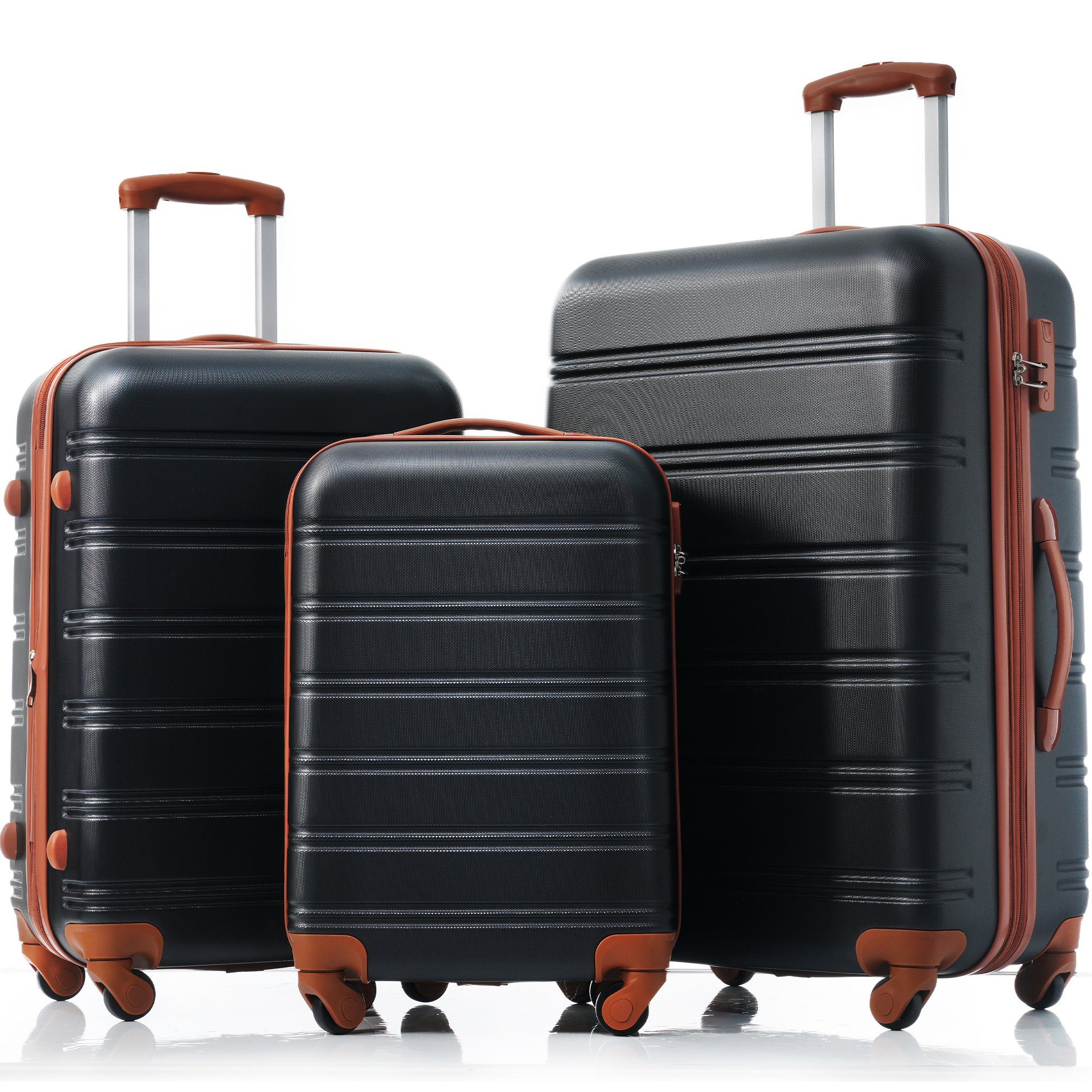 Flieks Hartschalen-Trolley, 4 Rollen, Hartschalenkoffer Handgepäck-Trolley günstig online kaufen