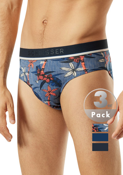 Schiesser 3-er Set Trunks Schwarz günstig online kaufen