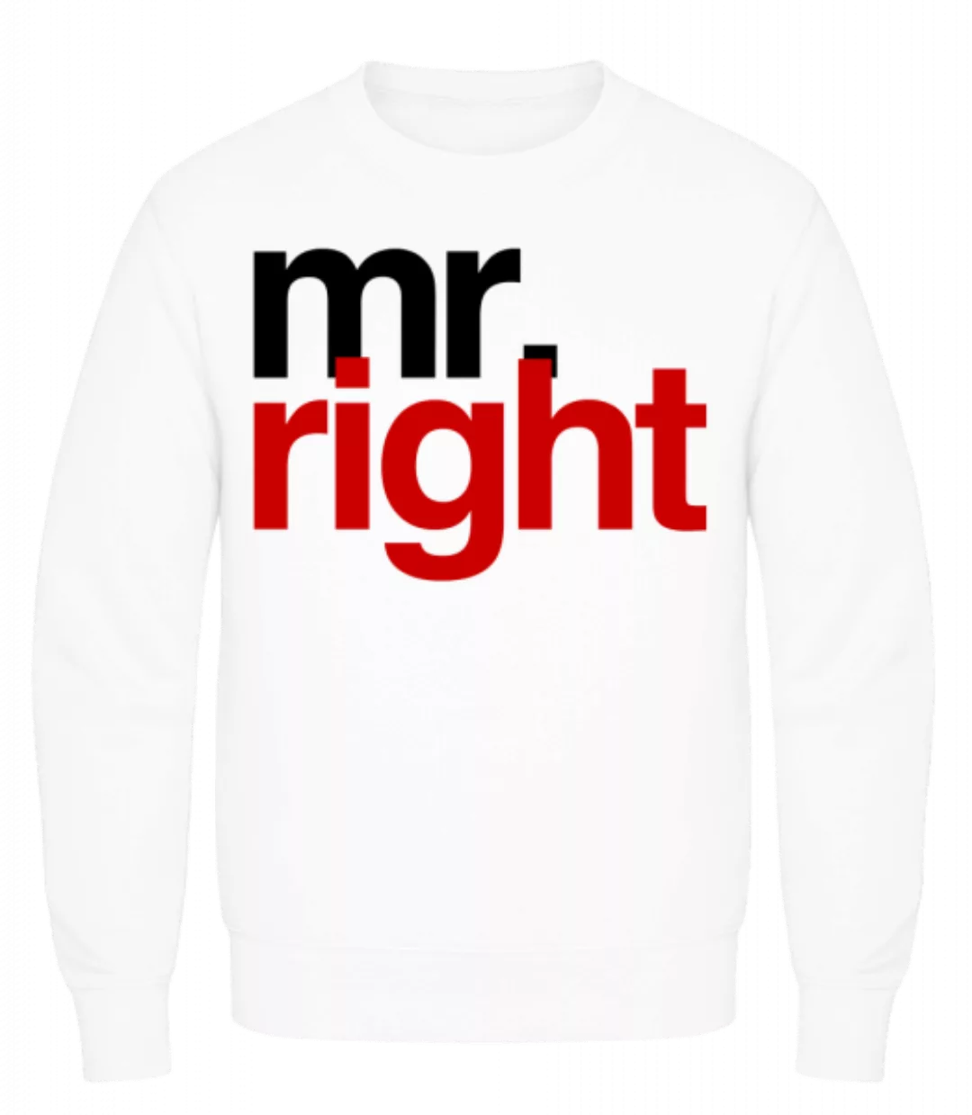 Mr. Right Logo · Männer Pullover günstig online kaufen