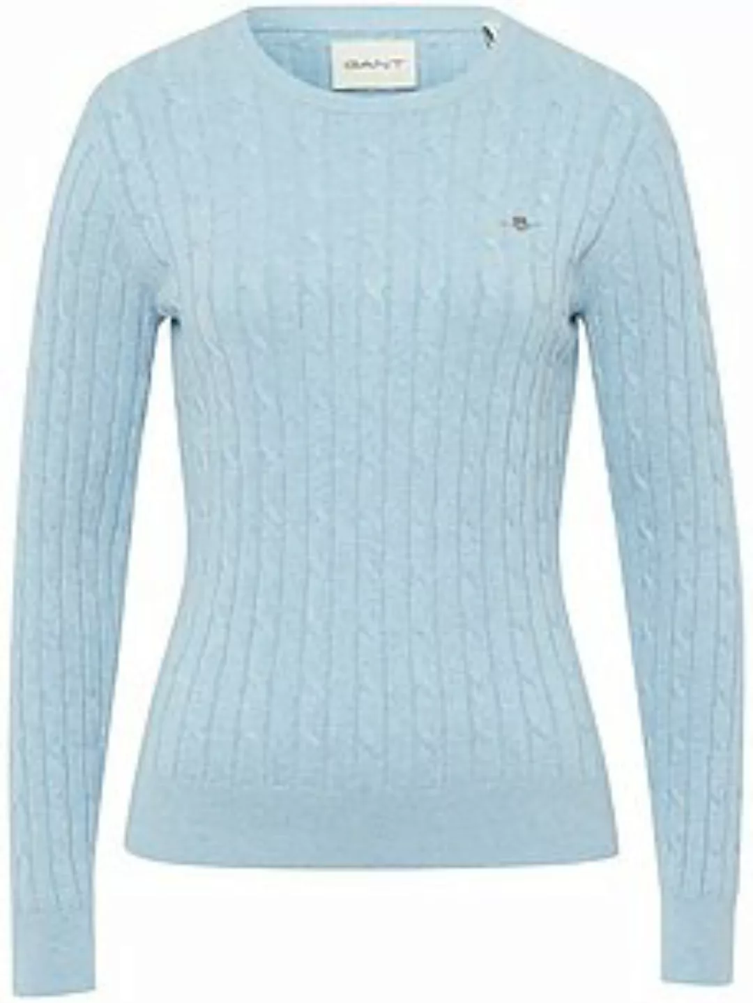 Rundhals-Pullover GANT blau günstig online kaufen