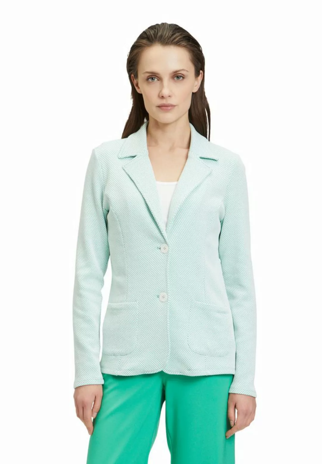 Betty Barclay Jackenblazer Blazer Kurz Einreiher 1/1 Arm, Dark Blue/Cream günstig online kaufen