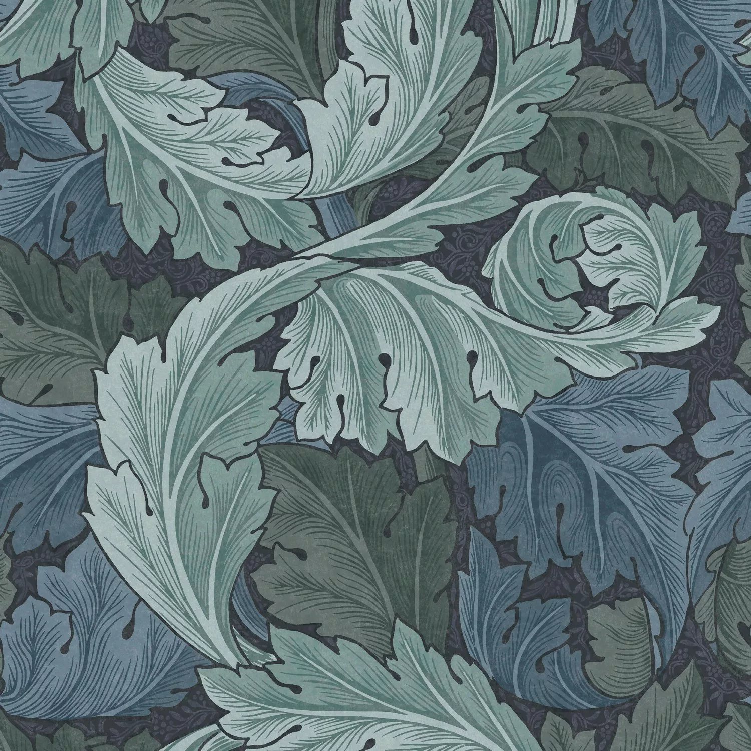 William Morris at Home Vliestapete Acanthus Burnt 10 m x 52 cm Orange FSC® günstig online kaufen