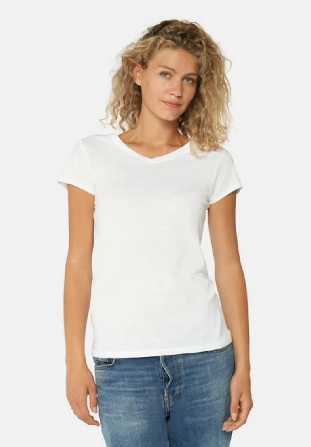 DANISH ENDURANCE T-Shirt Basic V-Neck Damen (2er-Pack) aus Modal & Baumwoll günstig online kaufen