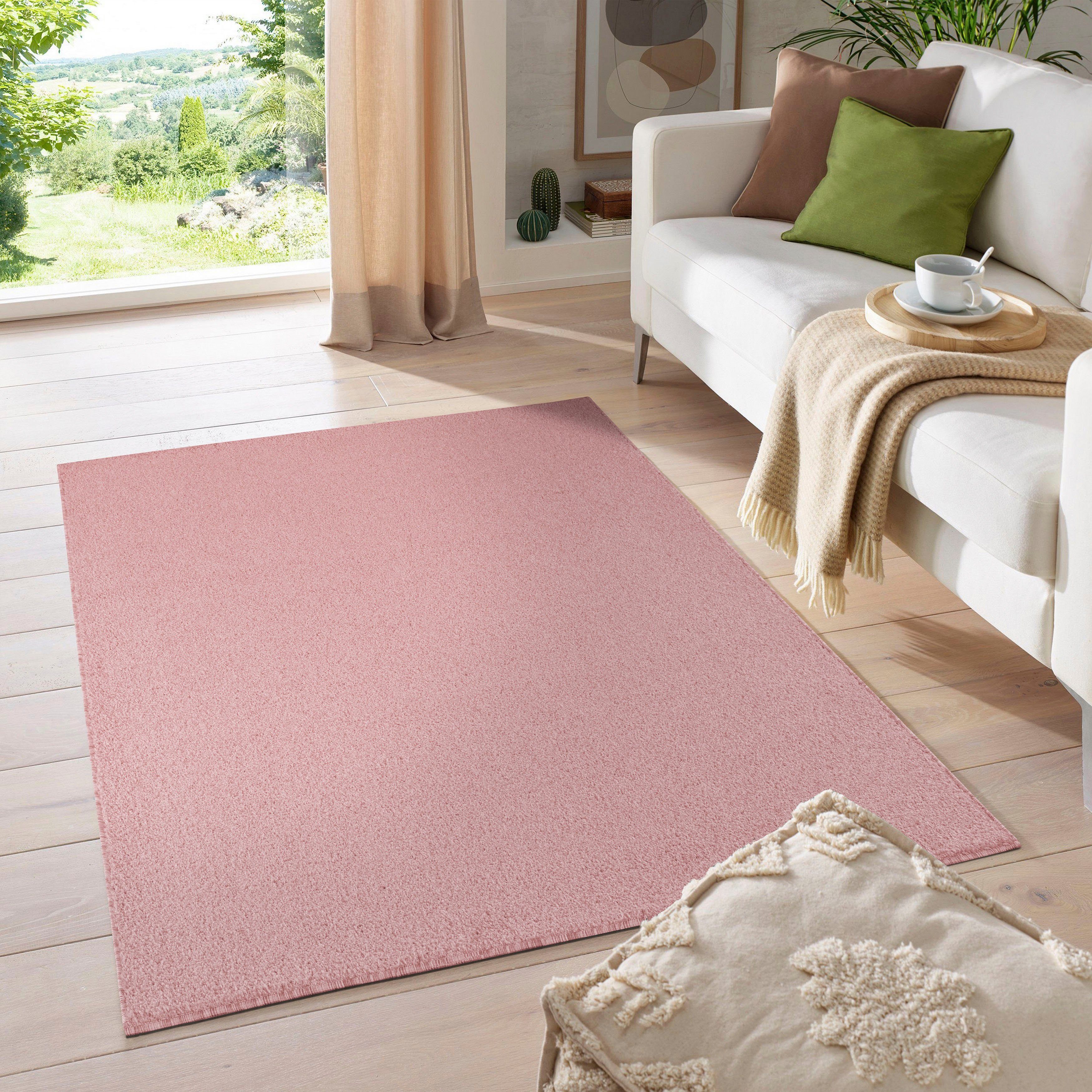 my home Teppich Kurzflor-Frisee MALAGA 4700 günstig online kaufen