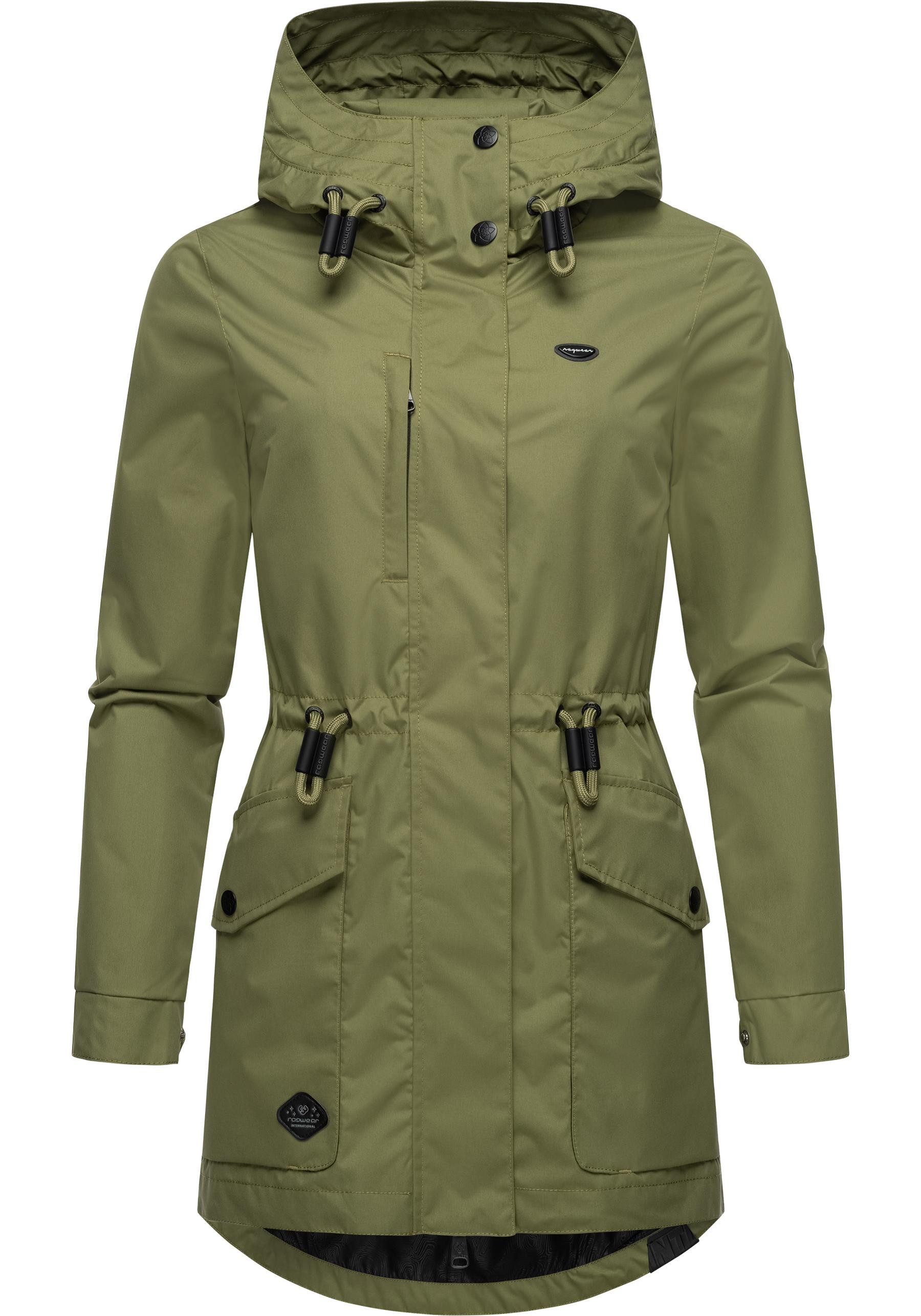 Ragwear Parka "Alysa", mit Kapuze, stylische Damen Übergangsjacke mit Taill günstig online kaufen