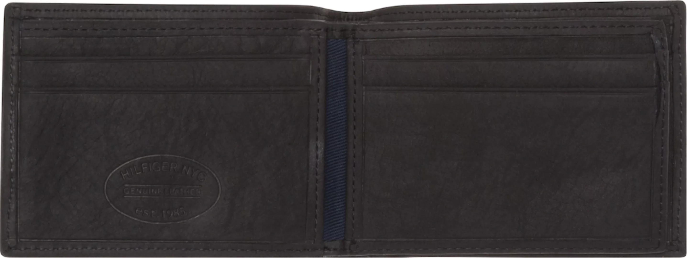 Tommy Hilfiger Kleine Geldbörse aus Leder, 10,5 cm x 8 cm günstig online kaufen