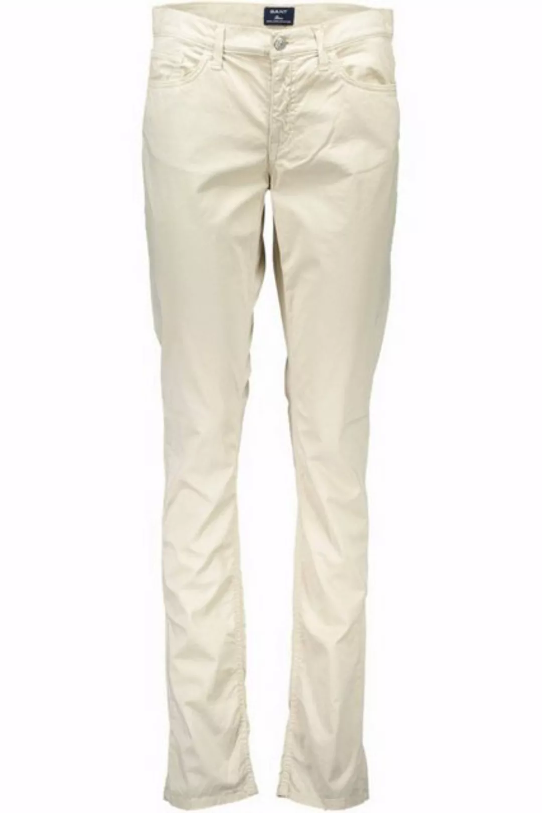 Gant 5-Pocket-Hose Beige Damenhose mit 5 Taschen, schmaler Schnitt und Logo günstig online kaufen