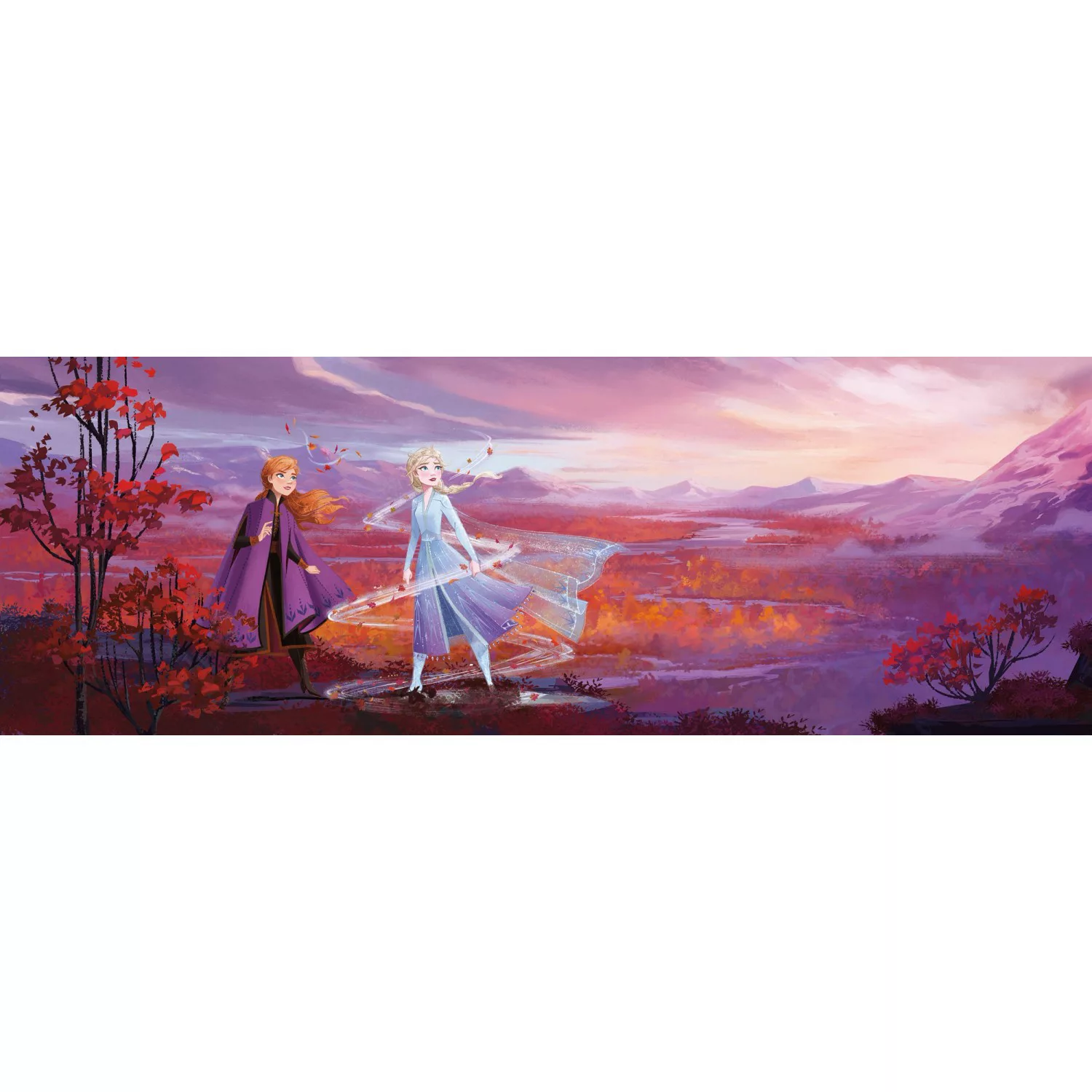 Komar Fototapete Frozen Panorama  368 x 127 cm günstig online kaufen