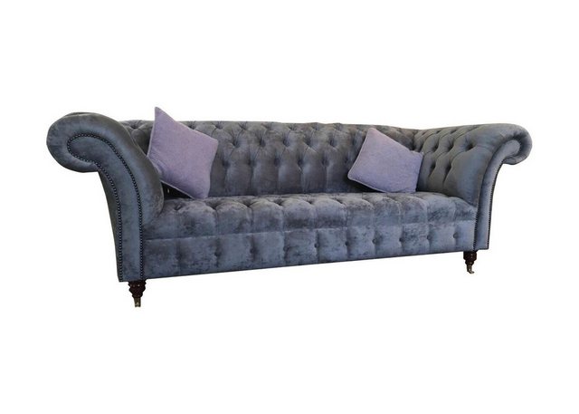 Xlmoebel Chesterfield-Sofa 3-Sitzer Sofa Chesterfield XXL Polster Sitz Couc günstig online kaufen