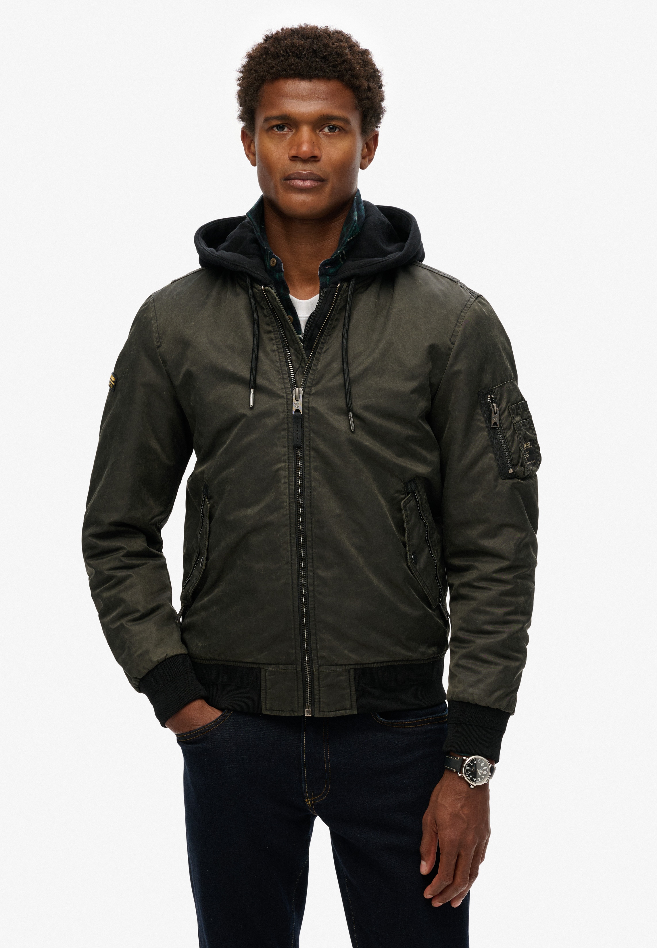 Superdry Parka "MILITARY MA1 BOMBER JACKET", ohne Kapuze günstig online kaufen