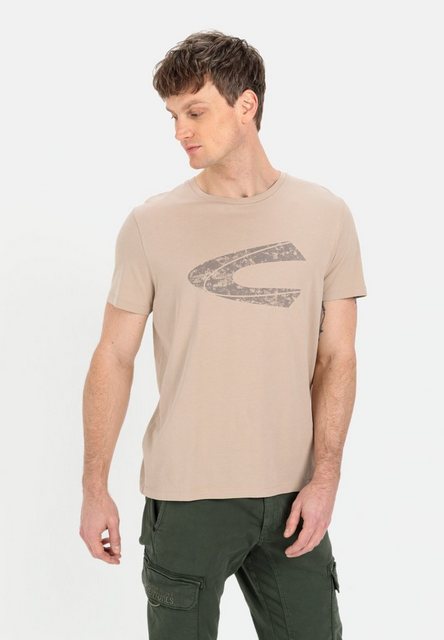 camel active Print-Shirt aus nachhaltigem Organic Cotton günstig online kaufen