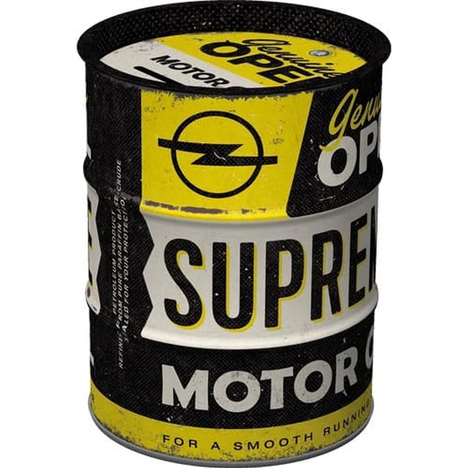 Nostalgic-Art Spardose Ölfass Opel Supreme Motor Oil günstig online kaufen