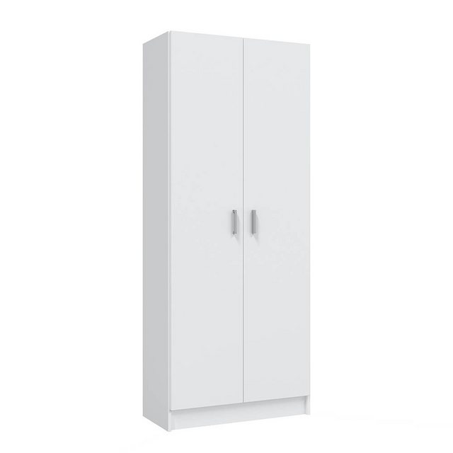 FORES HABITAT Mehrzweckschrank in Weiß - 73x180x37 (BxHxT) günstig online kaufen