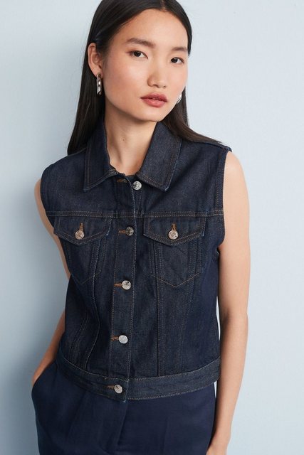 Next Jeansweste Ärmellose Denim-Jacke (1-tlg) günstig online kaufen