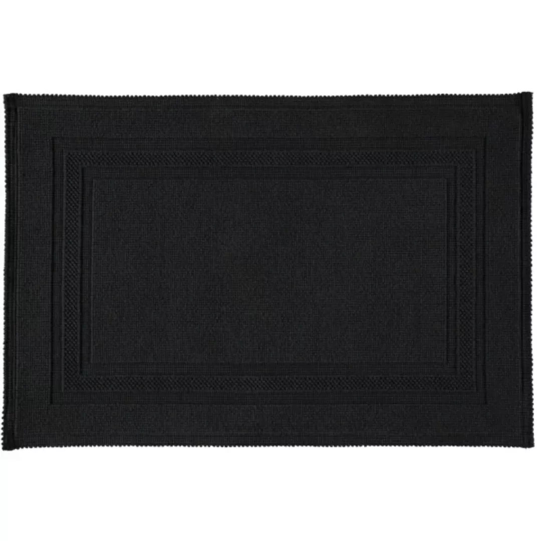 Rhomtuft - Badteppiche Gala - Farbe: schwarz - 15 - 70x120 cm günstig online kaufen