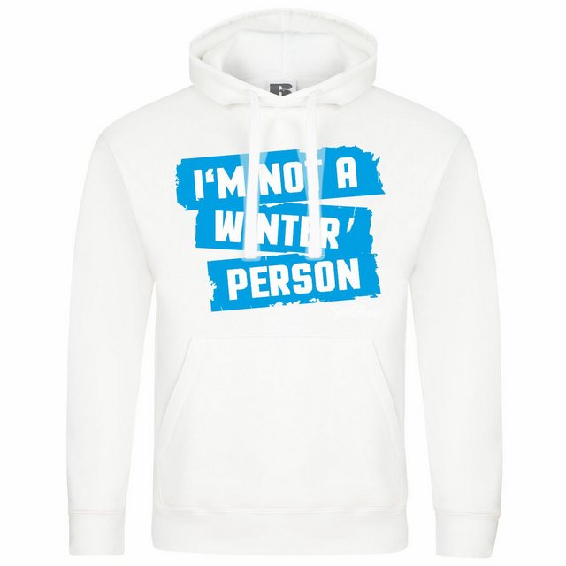 deinshirt Kapuzenpullover Herren Kapuzenpullover Im not a winter person Mit günstig online kaufen