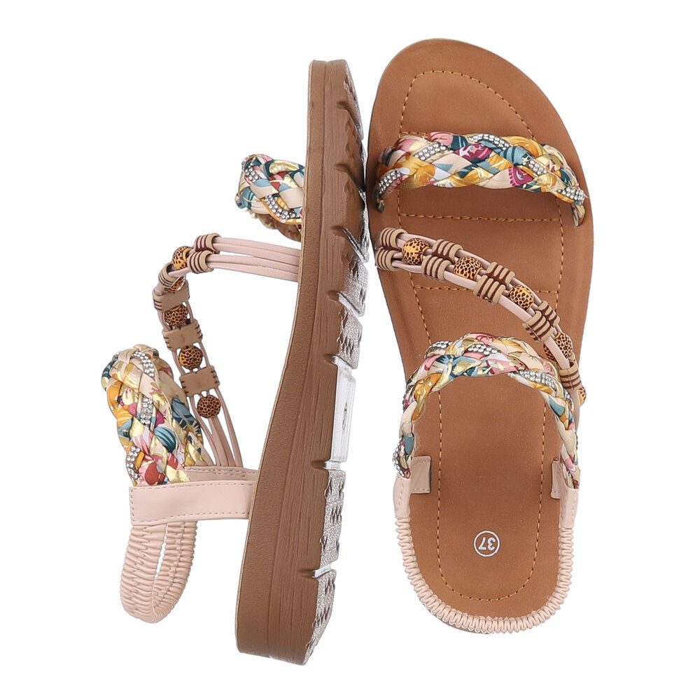 Ital-Design Damen Freizeit Riemchensandalette (86345153) Flach günstig online kaufen