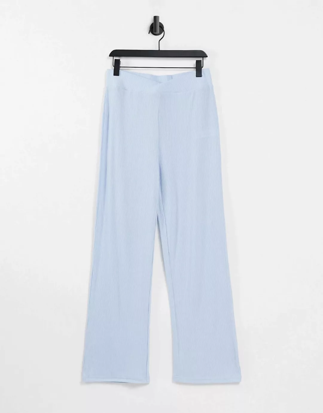 New Look – Loungewear – Hose in Hellblau, Kombiteil günstig online kaufen