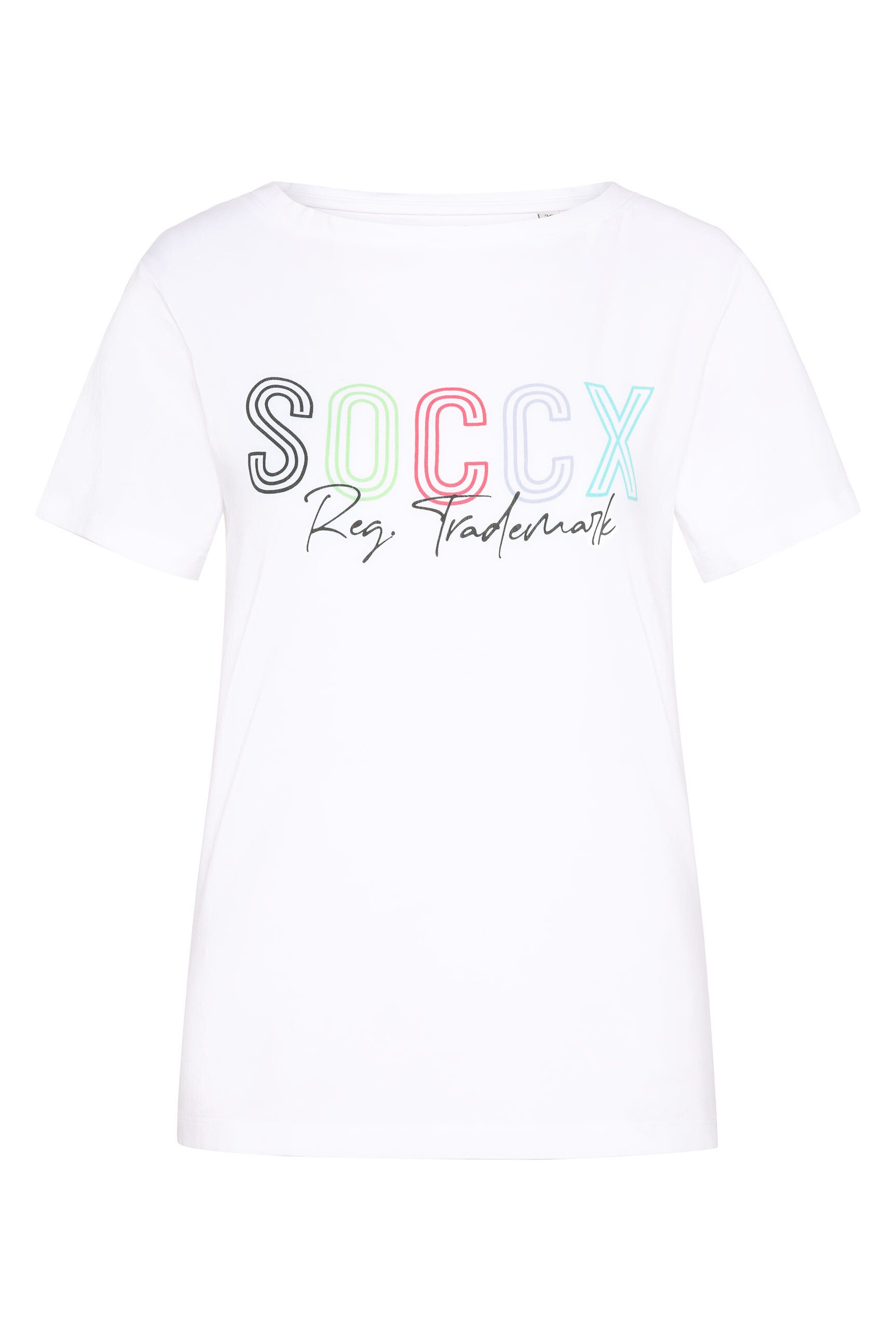 SOCCX Rundhalsshirt, mit U-Boot-Ausschnitt günstig online kaufen