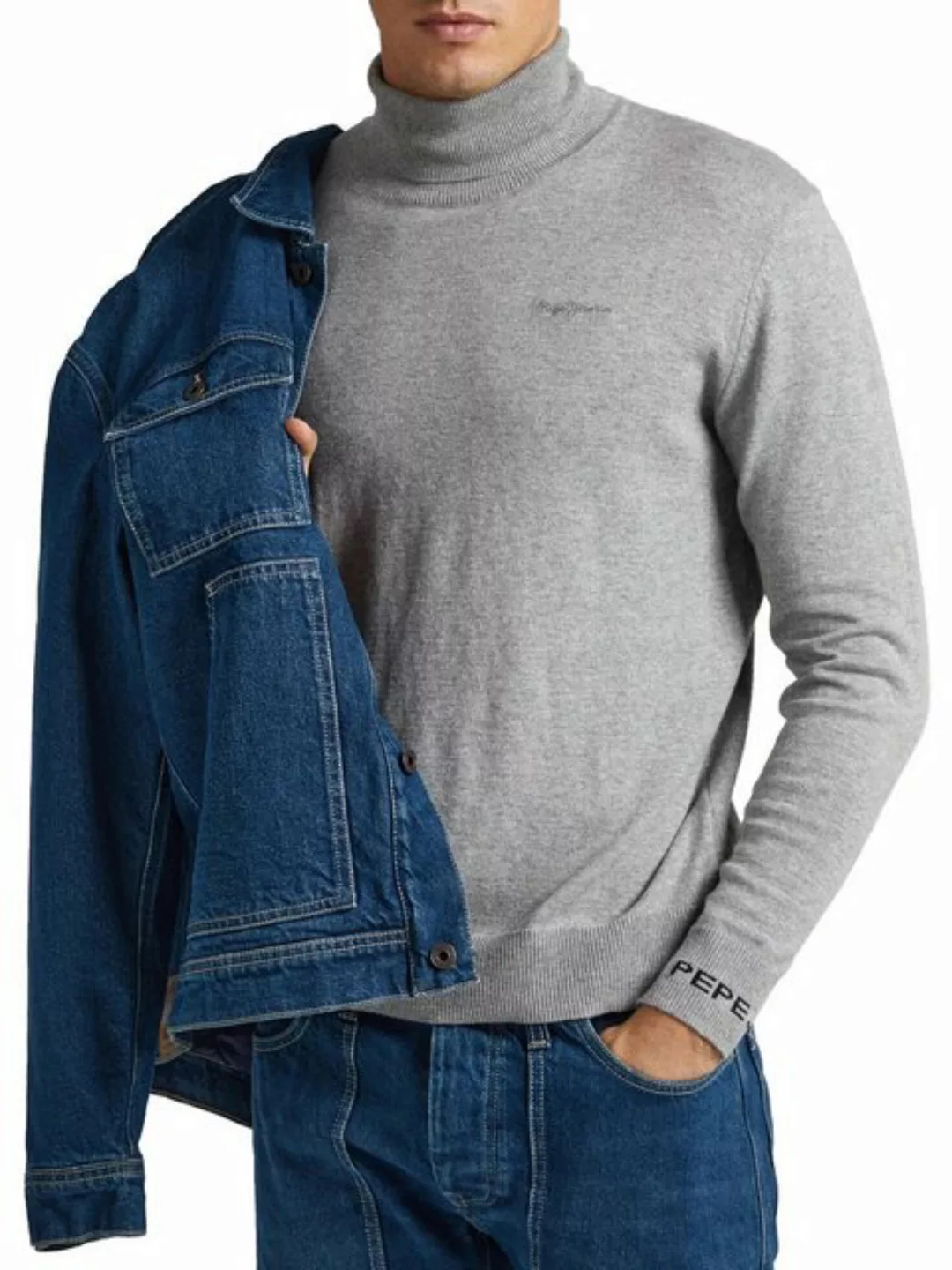 Pepe Jeans Sweatshirt Rollkragen - Kaschmir - Andre Turtle Neck günstig online kaufen