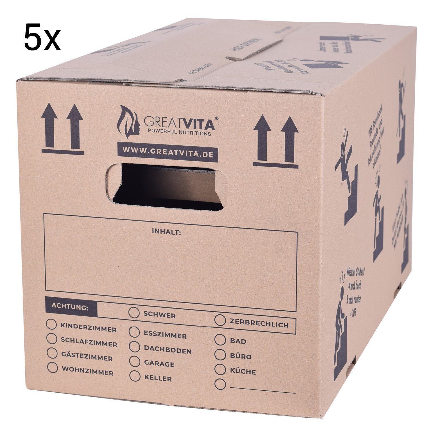 pajoma® Aufbewahrungsbox XXL Umzugskarton (Spar-Set), Profi günstig online kaufen