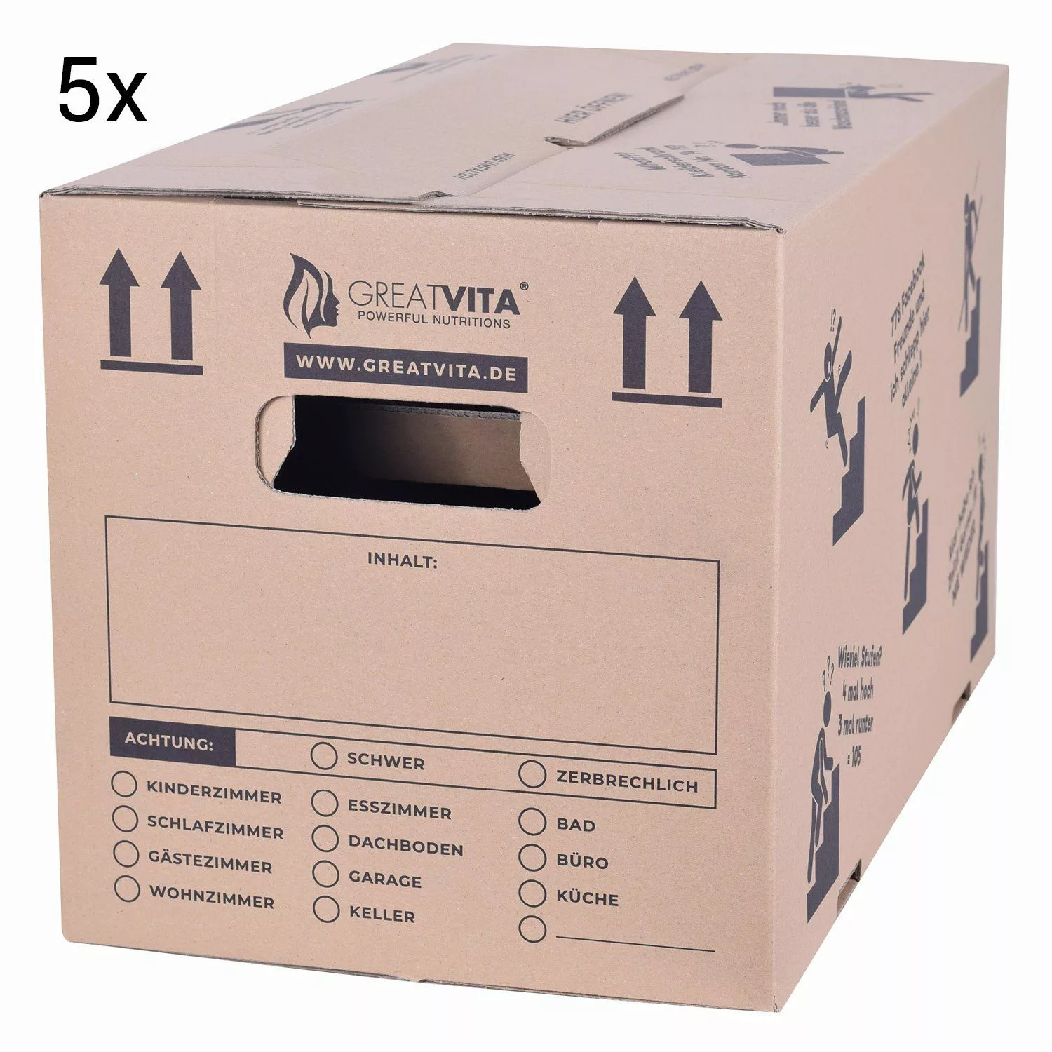 pajoma® Aufbewahrungsbox XXL Umzugskarton (Spar-Set), Profi günstig online kaufen