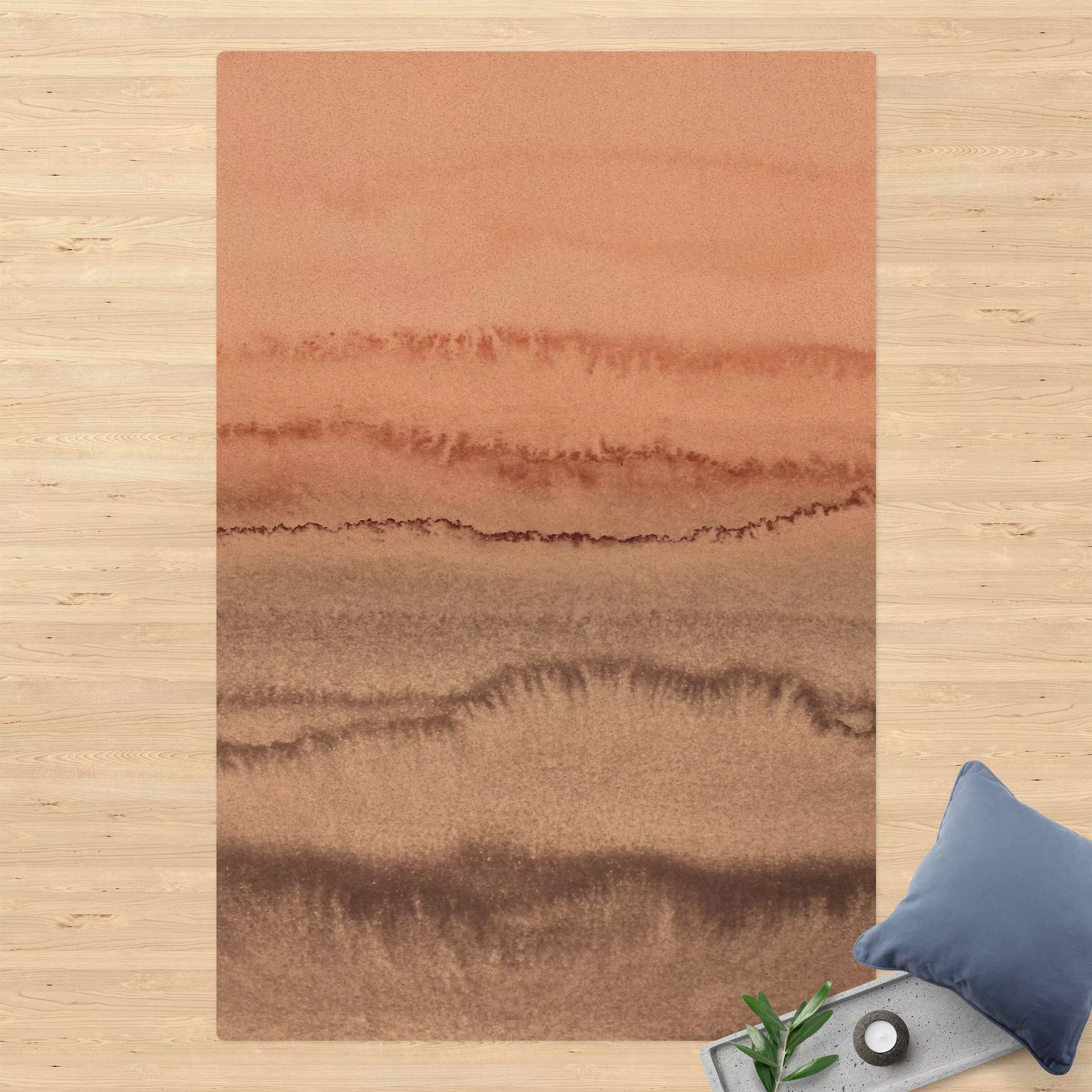 Kork-Teppich Spiel der Farben Meeresrauschen im Nebel günstig online kaufen