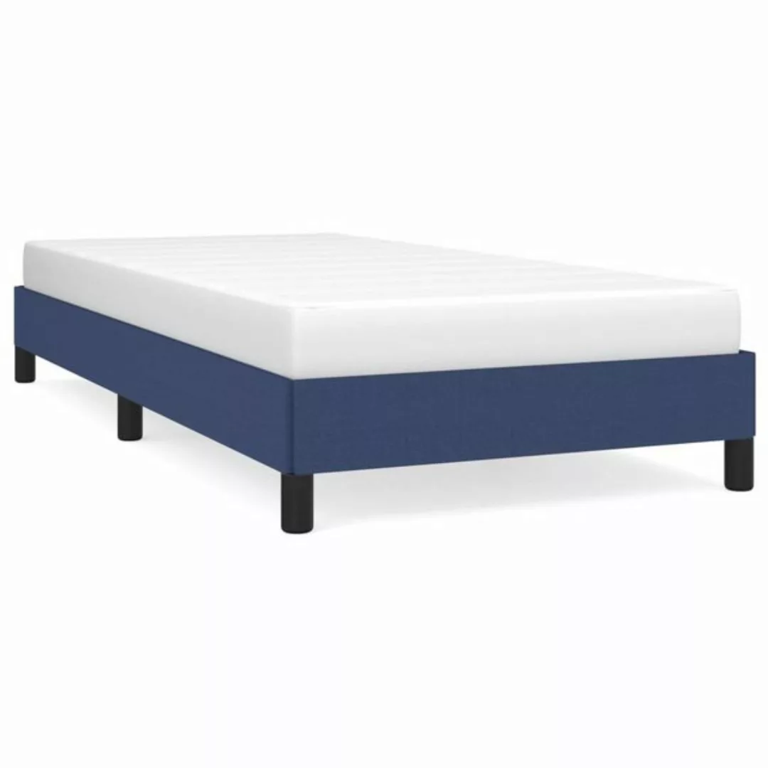 vidaXL Bett Bettgestell Blau 80x200 cm Stoff günstig online kaufen