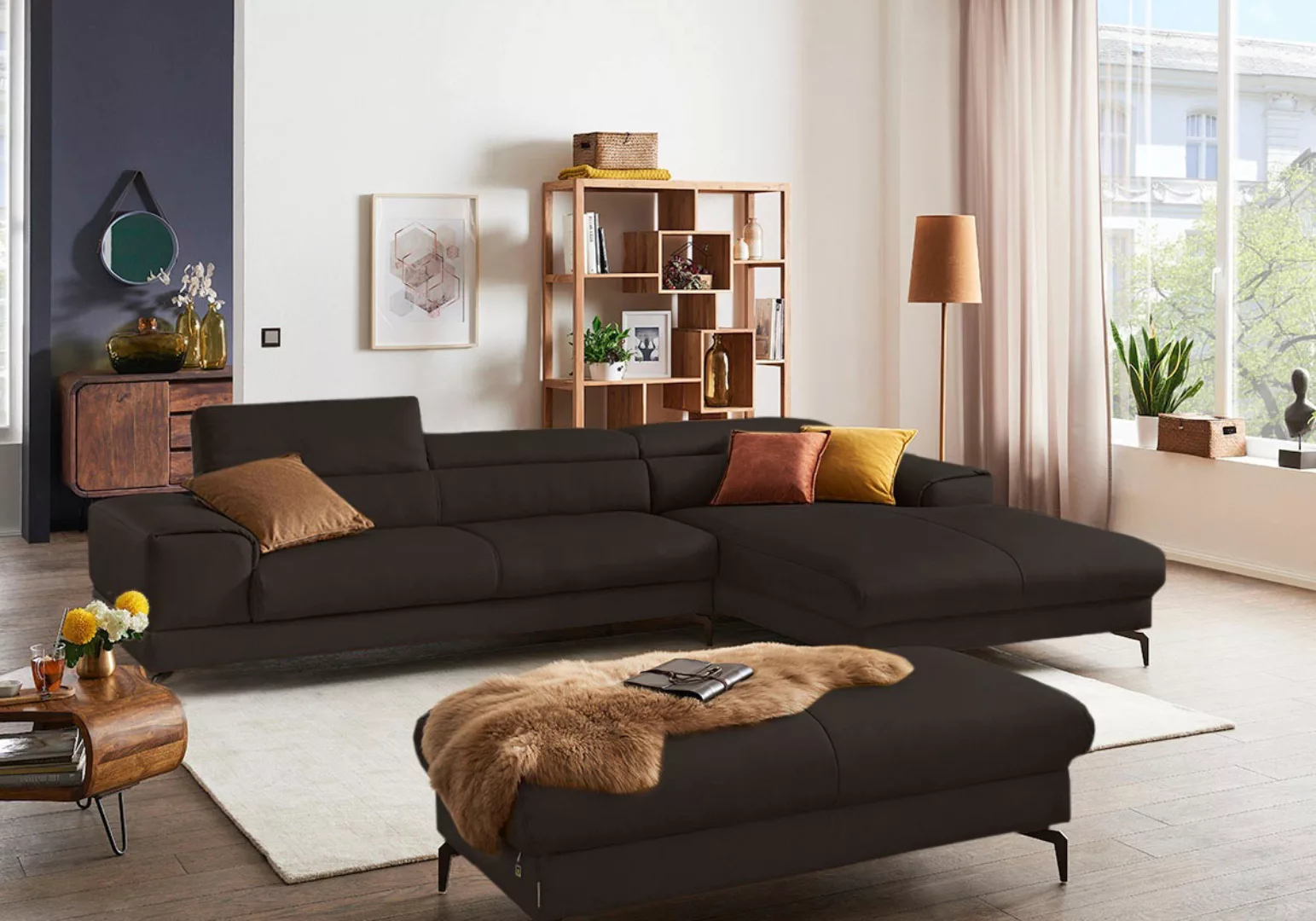 W.SCHILLIG Ecksofa »piedroo, Designsofa mit tollem Sitzkomfort, bequem und günstig online kaufen