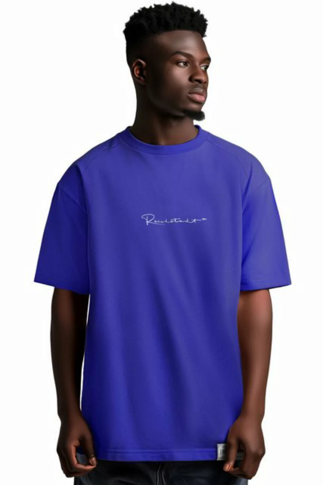 Reichstadt Oversize-Shirt Casual T-shirt 22RS033 Light Purple XL (1-tlg) mi günstig online kaufen