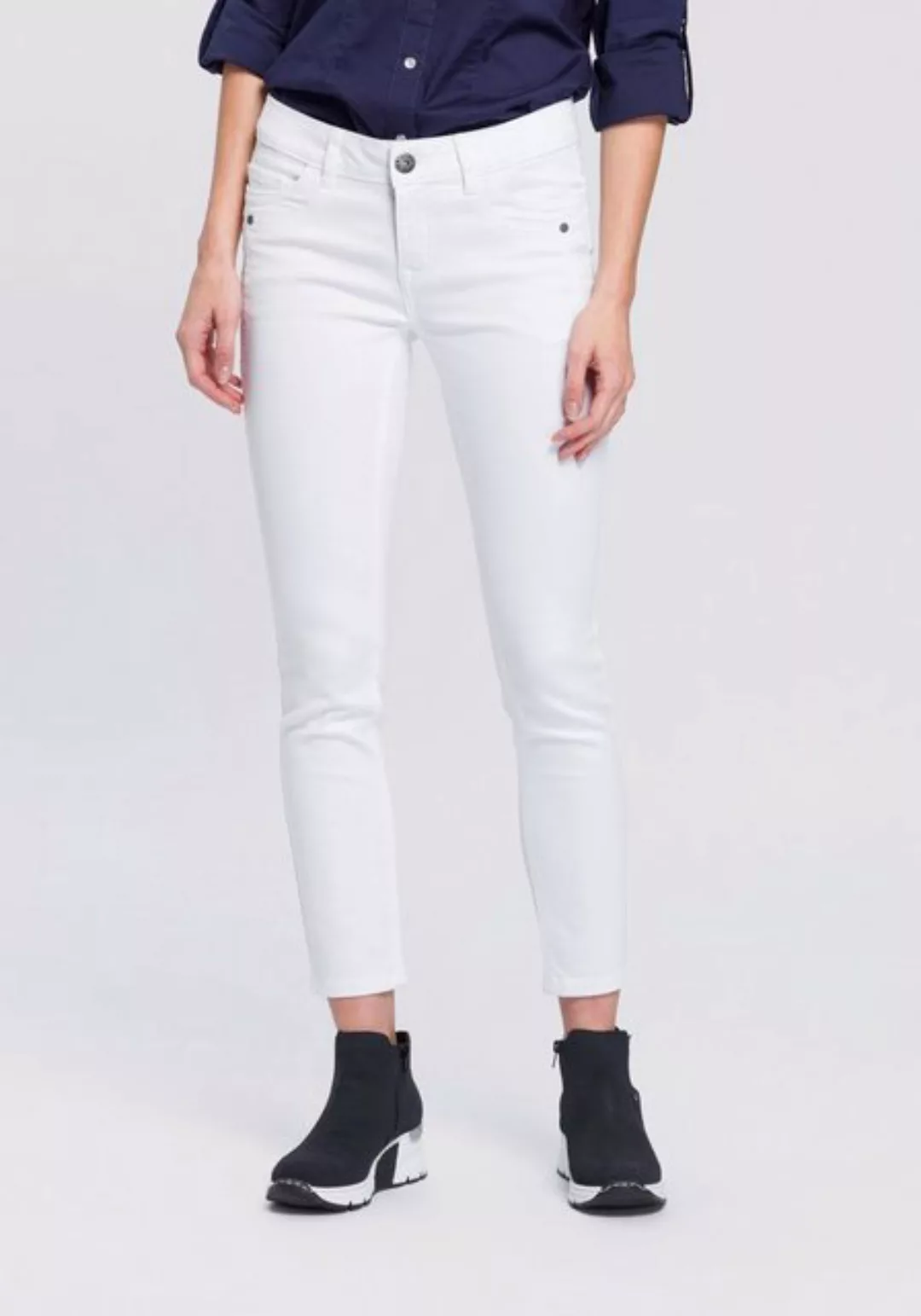 Arizona 7/8-Jeans mit Keileinsätzen Low Waist günstig online kaufen