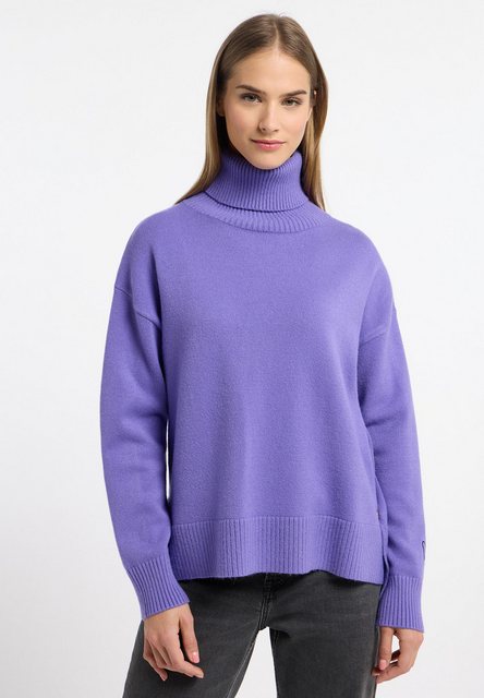 Frieda & Freddies NY Strickpullover Rollkragenpullover mit Farb- und Materi günstig online kaufen