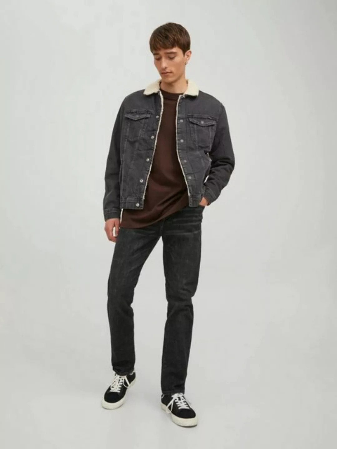 Jack & Jones Herren Jeansjacke JJIJEAN S M L XL XXL Grau - Grey Denim günstig online kaufen